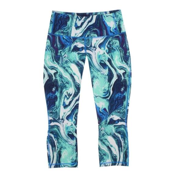 Patagonia Pants - Patagonia Women's leggings Size Medium Multicolor Blue Cotton Blend Email Logo